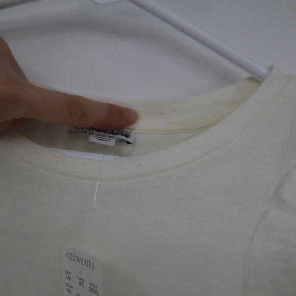 Crewcuts Organza T-Shirt Girl XXL(14-15) Ivory Twee Special Occasion Holiday NWT - Picture 9 of 16